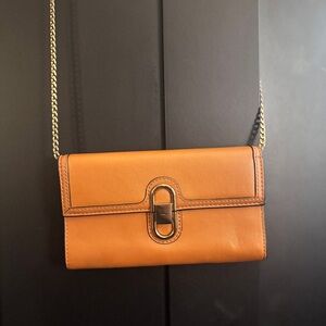 Fossil Leather Crossbody Clutch/Bag